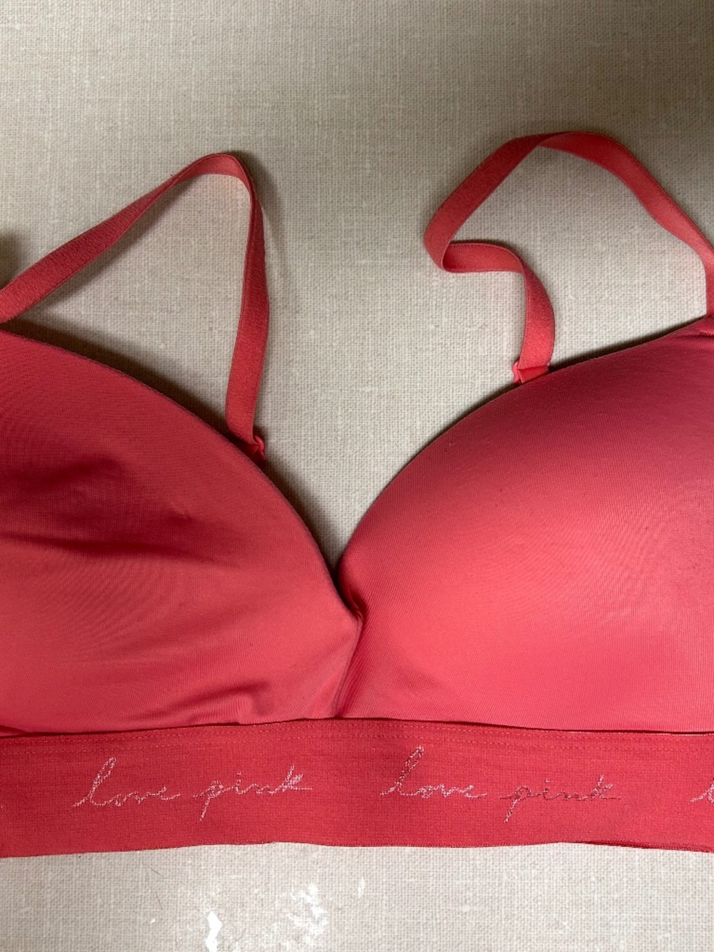 PINK Victorias Secret Coral Bra